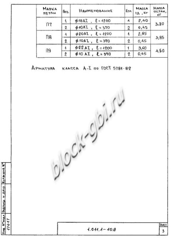 Свая С 60.40-ВСв.6 Свая С 60.40-ВСв.6