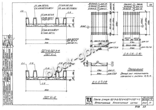 Плита днища тоннелей ПДТ 3-4