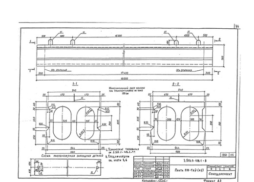Плита пустотная П18-ТАIV-2