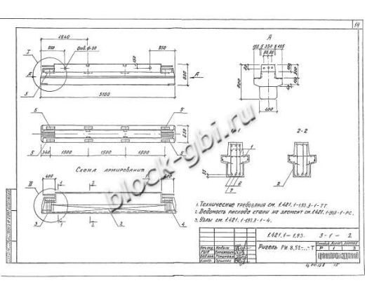 Ригель РЖ 8.52-7-Т Ригель РЖ 8.52-7-Т