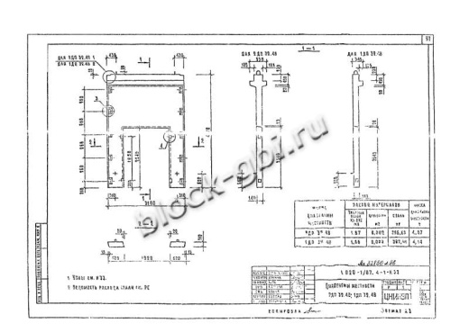 Диафрагма жесткости 1ДП 32.48