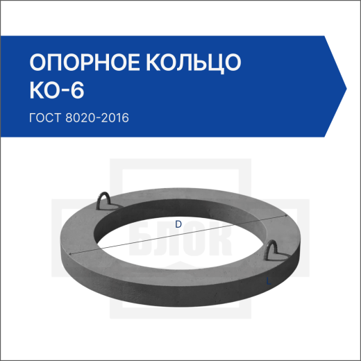 Кольцо опорное КО6