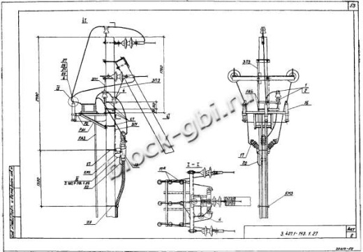 Угловая промежуточная опора УП10-1