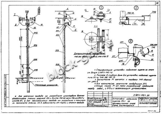Угловая промежуточная опора УП10-1