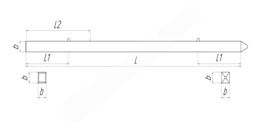 Свая С 70-30-11