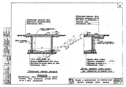 Тоннель 2Ту 420-300-1 двухсекционный
