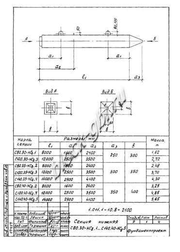 Свая С 180.40-Св Свая С 180.40-Св