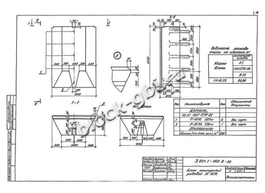 Блок контурный рядовой 1К18.25 Блок контурный рядовой 1К18.25