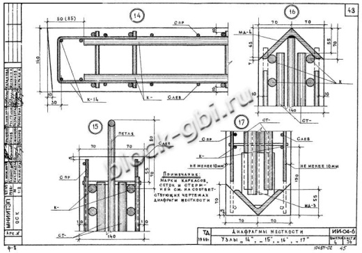 Диафрагма жесткости В-28-29п Диафрагма жесткости В-28-29п