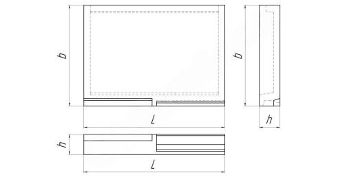 Лестничная площадка 2ЛП 25.12-4-к