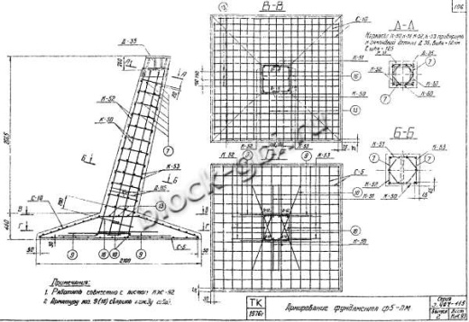Фундамент Ф5-Ам Фундамент Ф5-Ам