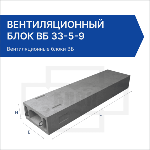 Вентиляционный блок ВБ 33-5-9 Вентиляционный блок ВБ 33-5-9