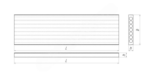 Плита перекрытия ПБ 54-12-8