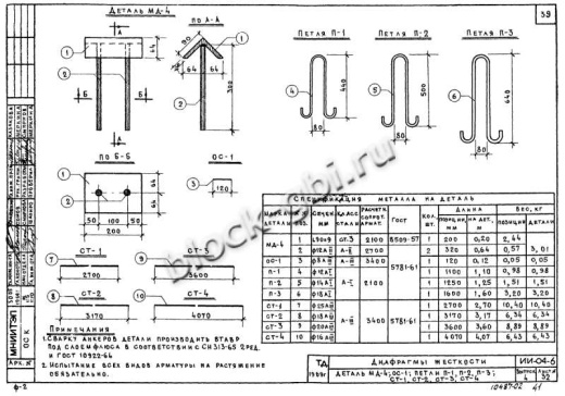Диафрагма жесткости В-28-29п Диафрагма жесткости В-28-29п