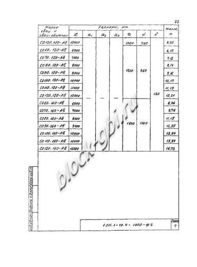 Свая СО 70.160 Свая СО 70.160