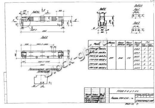 Ригель 1РОР 6.56-а