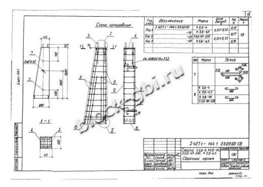 Фундамент Ф2.7х4.5-А5 Фундамент Ф2.7х4.5-А5