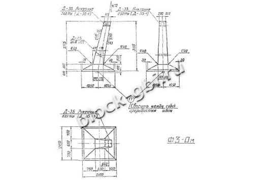 Фундамент Ф3-Ам Фундамент Ф3-Ам