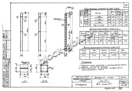 Столб СТ-1 Столб СТ-1