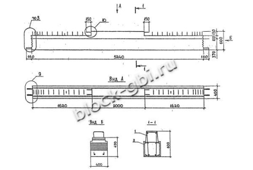 Ригель РП 6.2.53-1 С Ригель РП 6.2.53-1 С