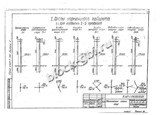 Переходная анкерная опора ПА1 Переходная анкерная опора ПА1
