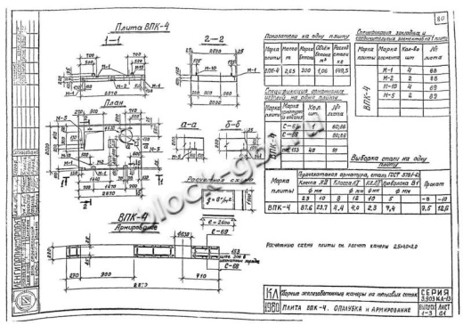 Верхняя плита тепловой камеры ВПК 4 Верхняя плита тепловой камеры ВПК 4