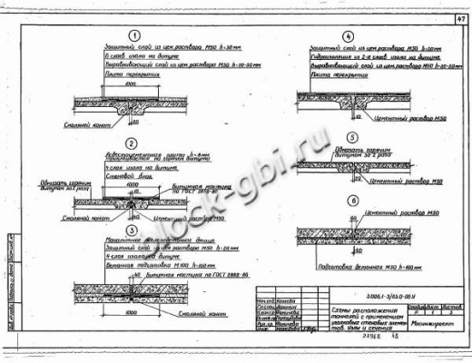 Плита днища коллекторов ПД 42-11
